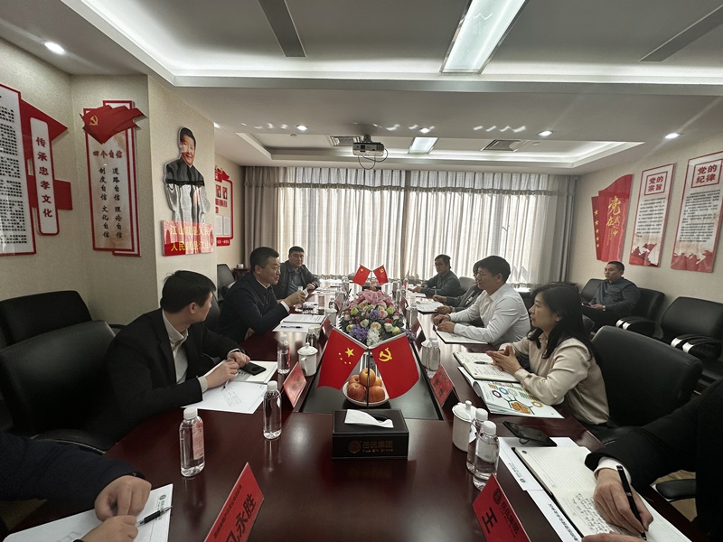 綏化市北林區招商組蒞臨岳氏集團考察交流