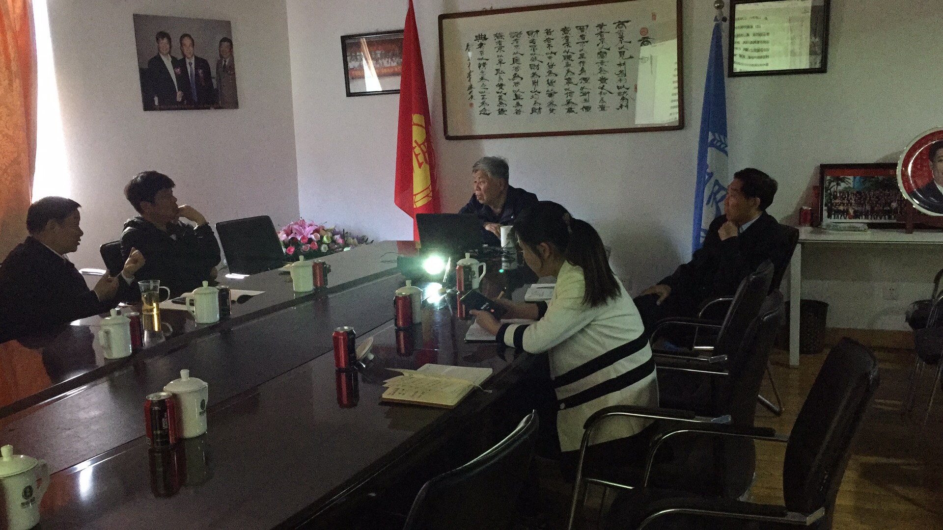 國家環保部專家曹鳳中教授蒞臨岳氏集團指導工作