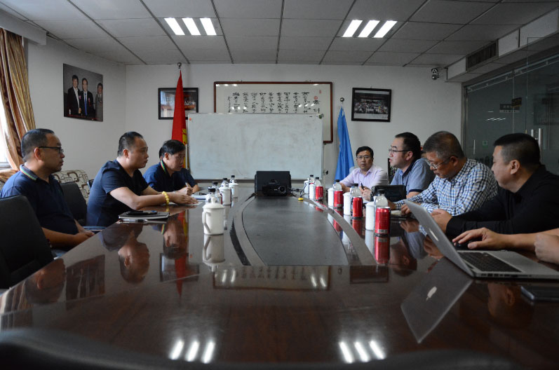 綏化市北林區招商局領導率隊到岳氏集團總部對接項目