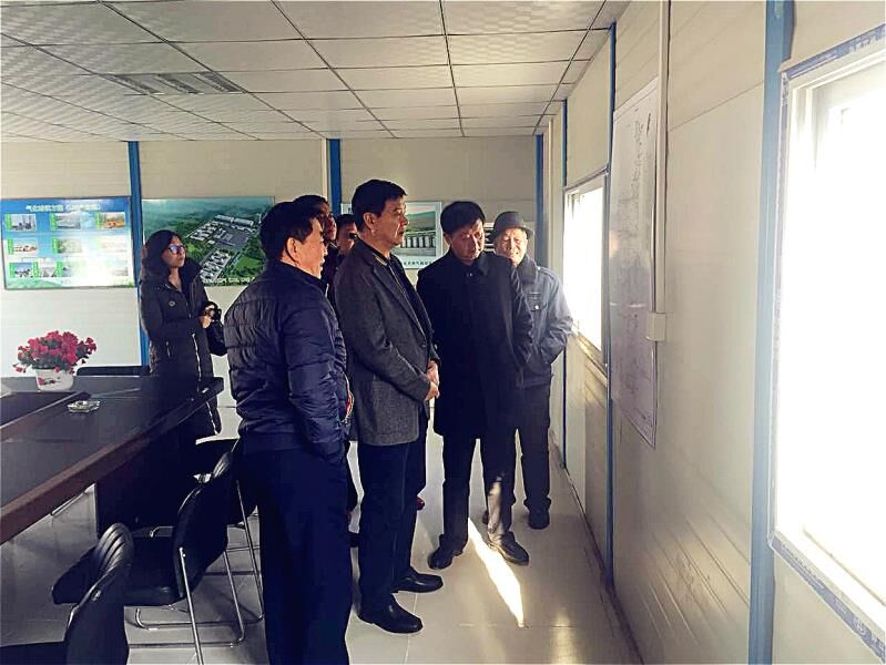 岳氏集團董事長岳平安率隊考察保定市域燃氣戰略儲備庫項